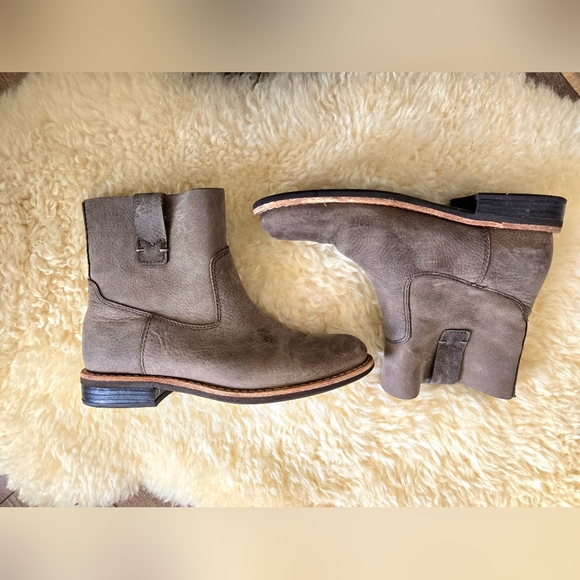 Roots Leather Shorty Boots Grey Brown - 6.5 - Picture 6 of 6
